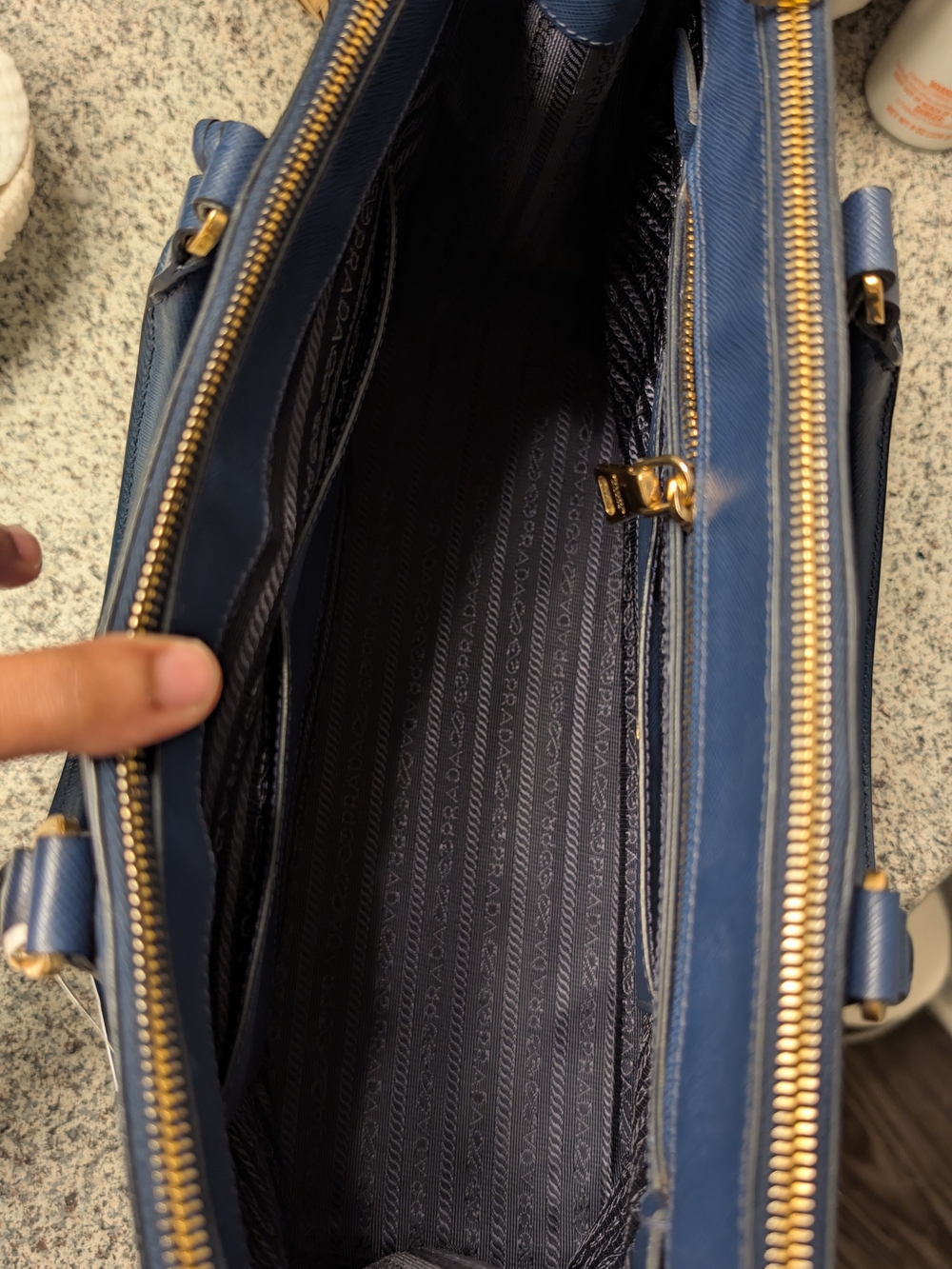 Prada Galleria Lux Double Zip Medium - Picture 11 of 16